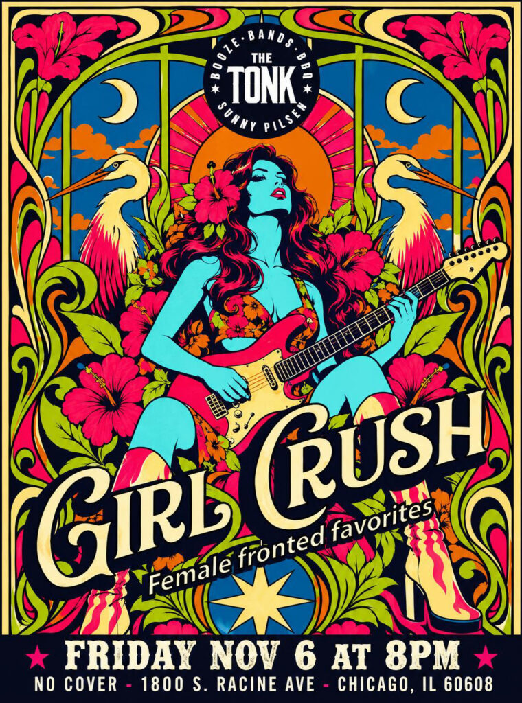 See Girl Crush Live at the Tonk This November!